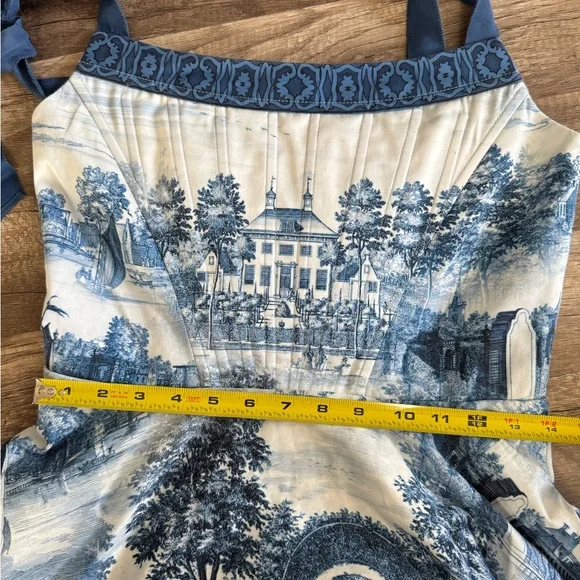 Alice + Olivia Rosalee Bustier Maxi Dress in Chateau 8 - Picture 14 of 14